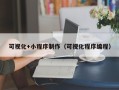 苍南可视化+小程序制作（可视化程序编程）